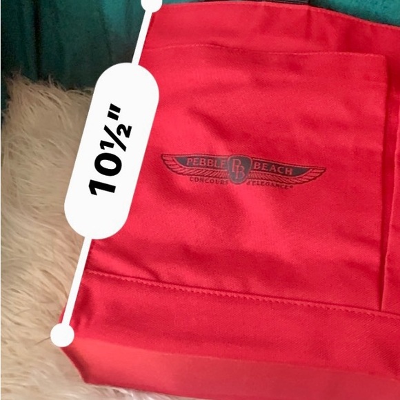 🛑💥 Pebble Beach Concours d'Elegance Petite Market Bag 💥🛑#PB1 - Picture 11 of 17